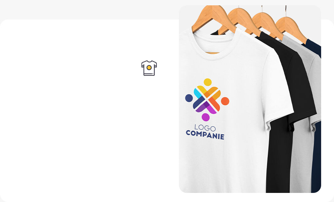 T-shirts personnalisés avec logo