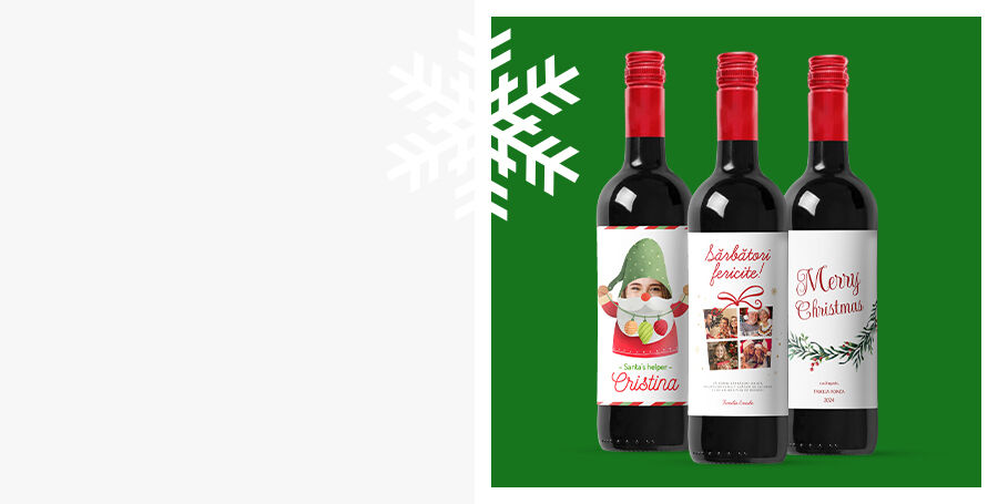Vin de Noël personnalisé