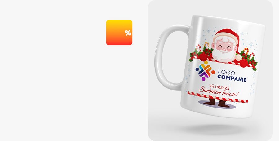 Tasses de Noël personnalisées pour les entreprises