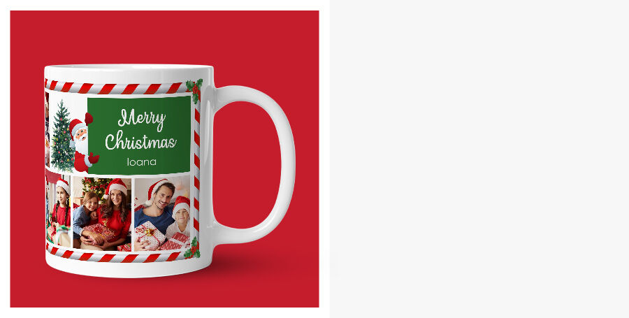 Tasses de Noël personnalisées