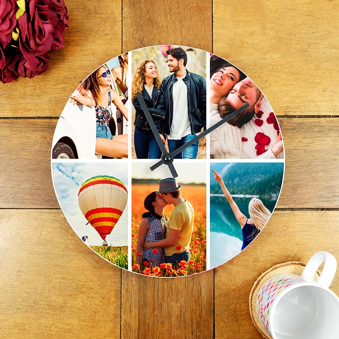 Montre personnalisée avec 6 photos