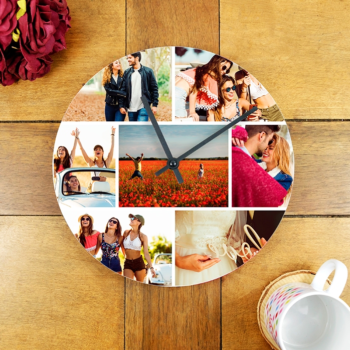 Montre personnalisée avec 7 photos