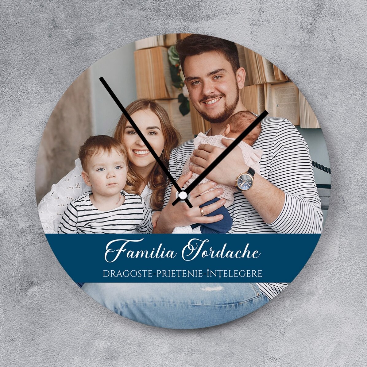 Montre personnalisée avec photo et message