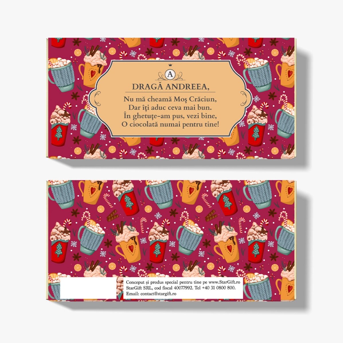Chocolat personnalisé avec un message - Je ne m