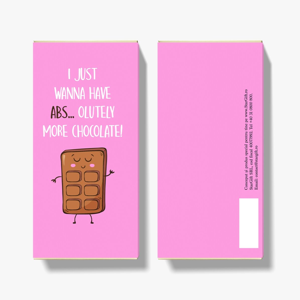Chocolat personnalisé avec un message - Abs