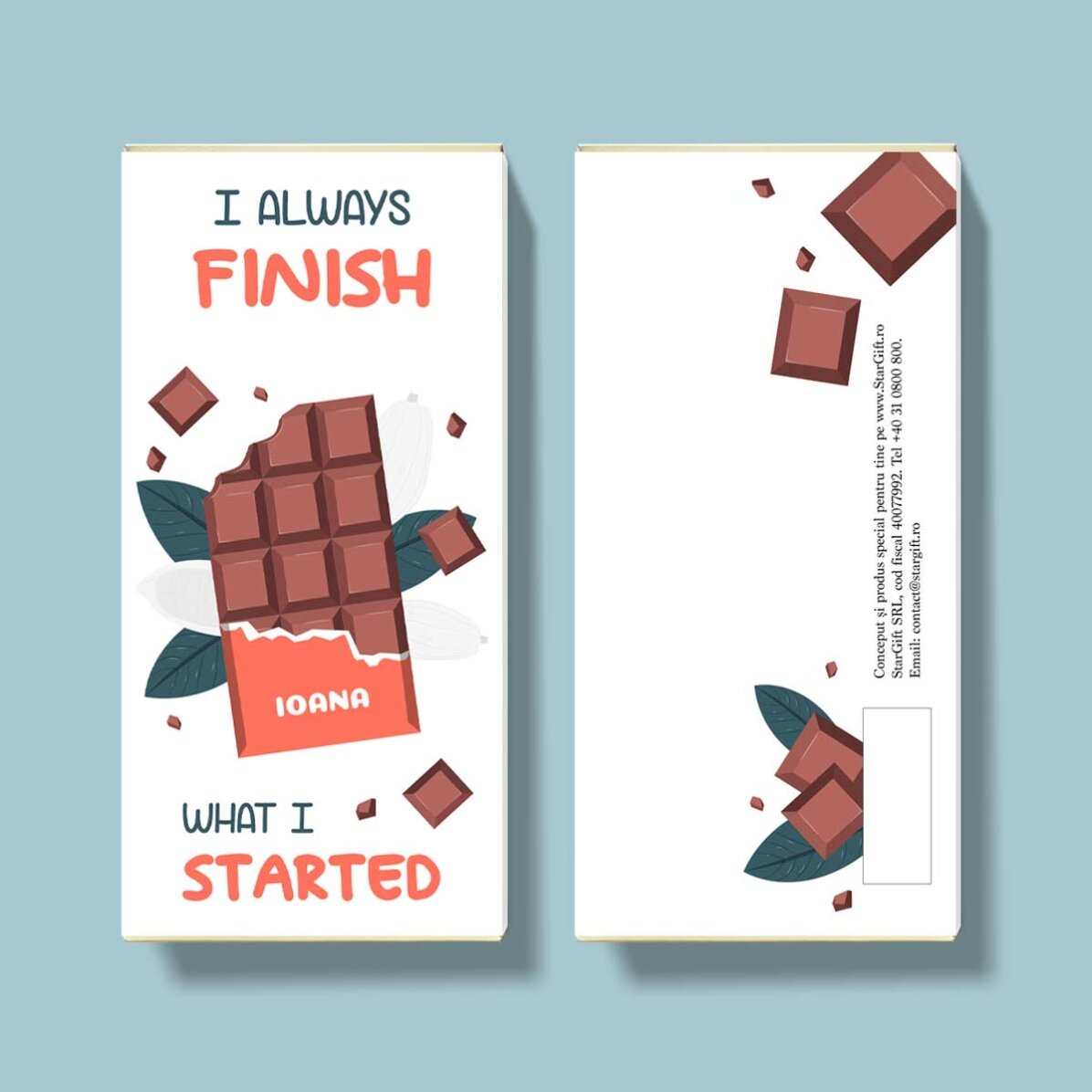 Chocolat personnalisé avec un message - Always