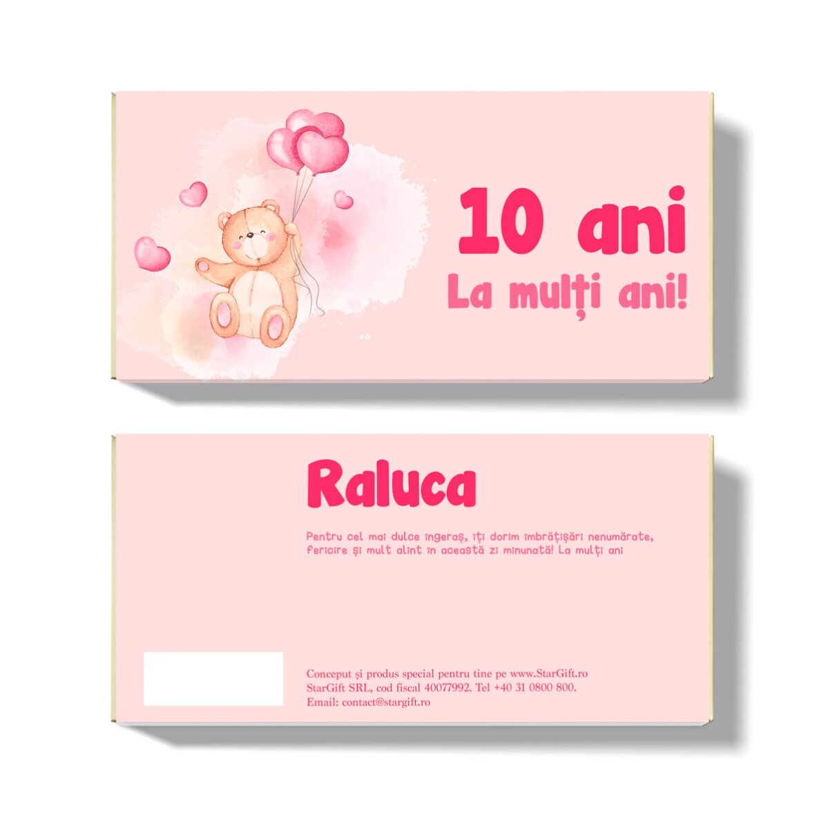 Chocolat personnalisé avec un message pour les enfants - L