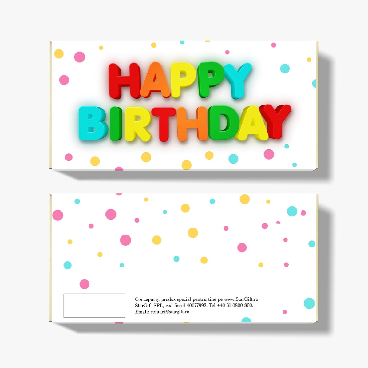 Chocolat personnalisé - Joyeux anniversaire !