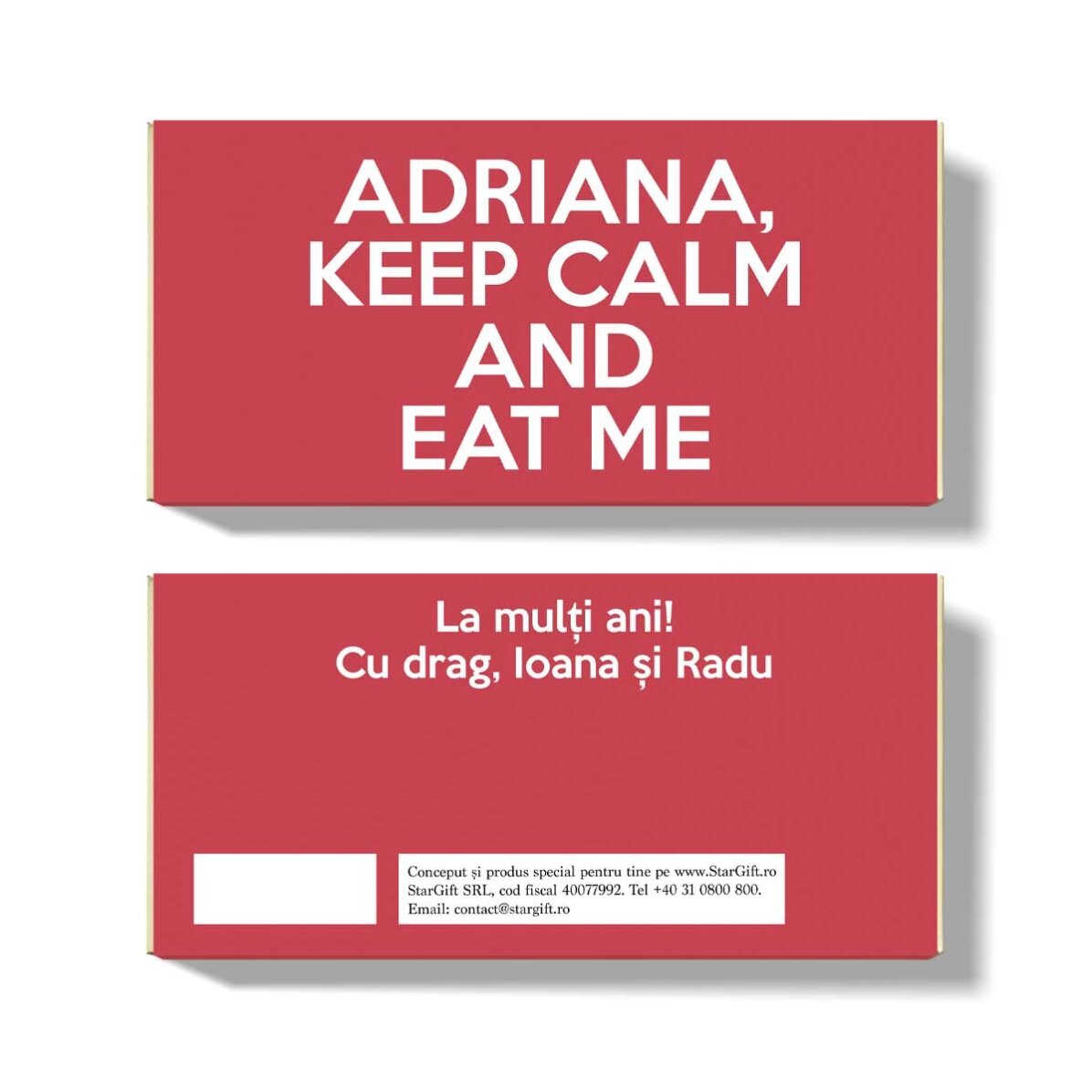 Chocolat personnalisé - KEEP CALM