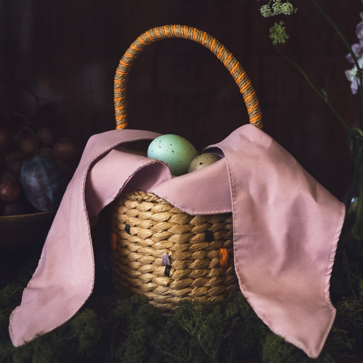 Petit panier de Pâques - Lapin