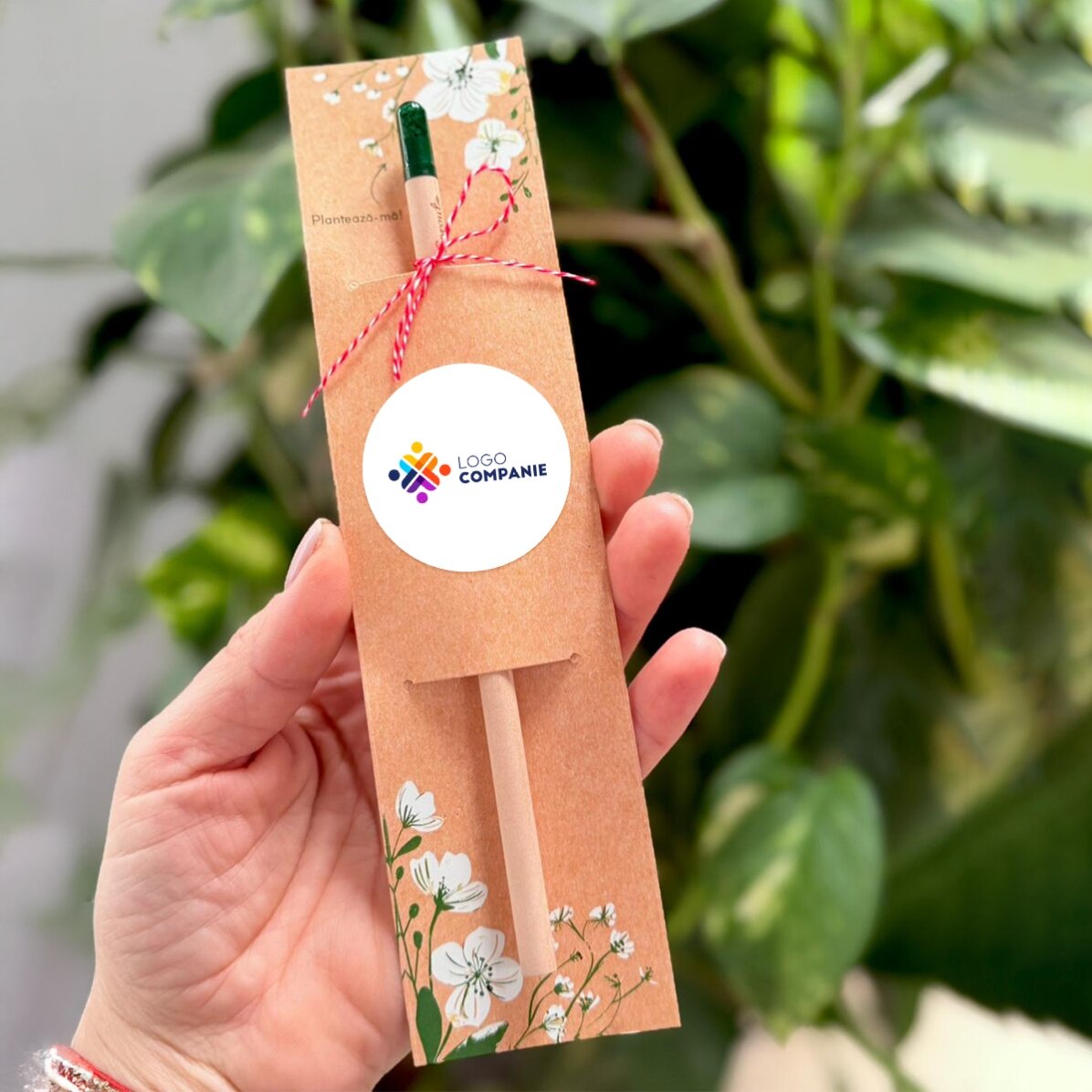 Crayon plantable personnalisé avec logo