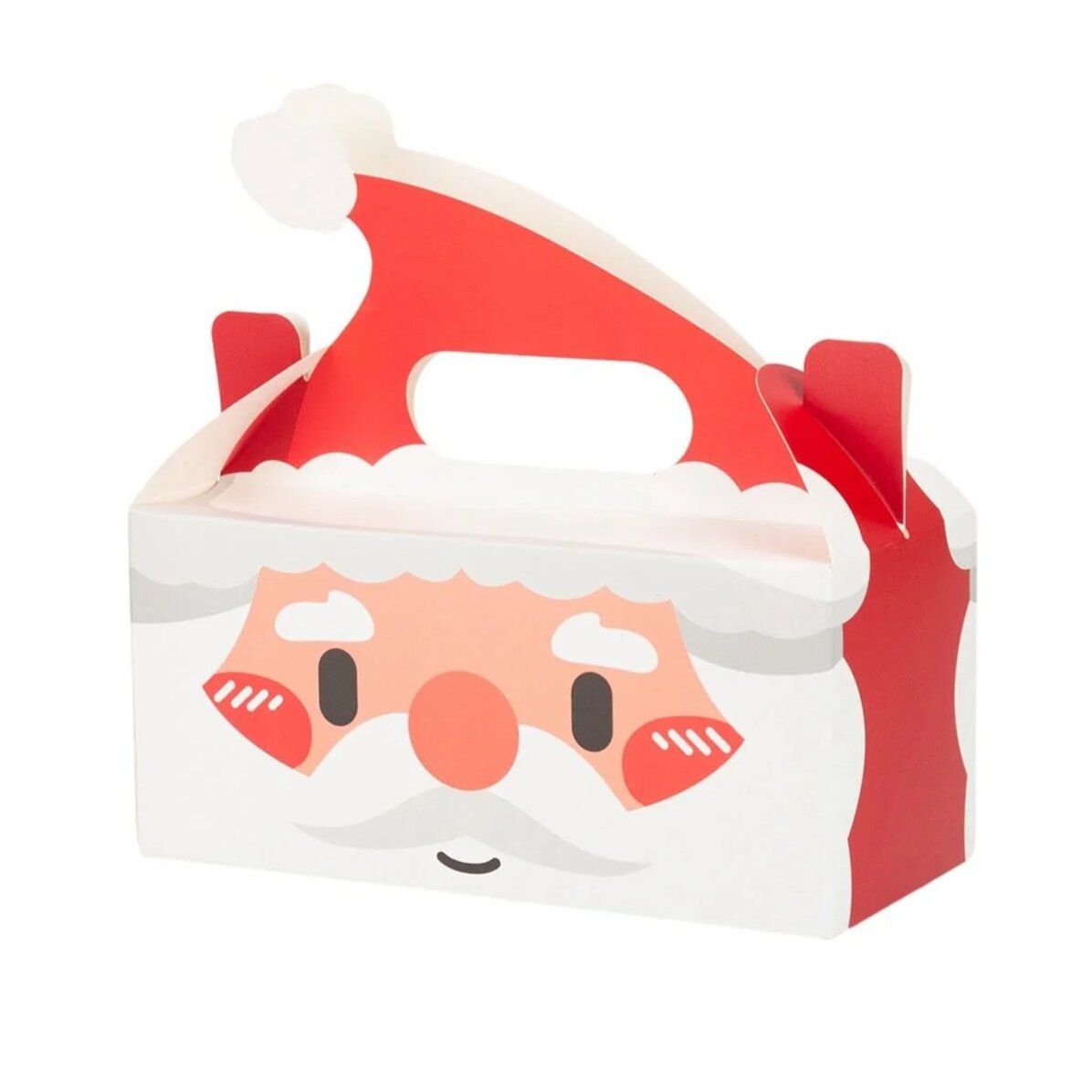 Coffret cadeau contenant des tasses, des boules de Noël, des bonbons, des jouets et d