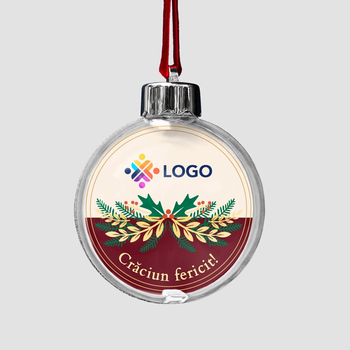 Coffret cadeau - Édition de Noël avec des produits personnalisés avec un logo et un message