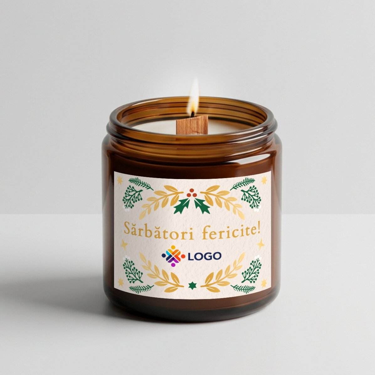 Coffret cadeau - Édition de Noël avec des produits personnalisés avec un logo et un message