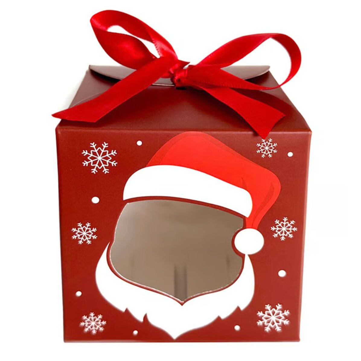 Coffret cadeau contenant une tasse, une boule de Noël, des bonbons et autres - Modèle de Noël