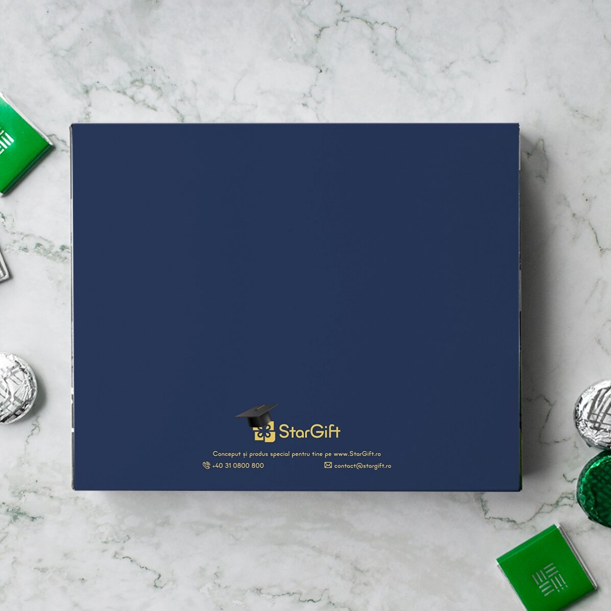 Boîte de bonbons personnalisée avec un message pour les professeurs - Remise des diplômes