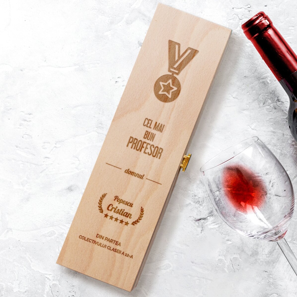 Coffret de vin personnalisé - Le plus...