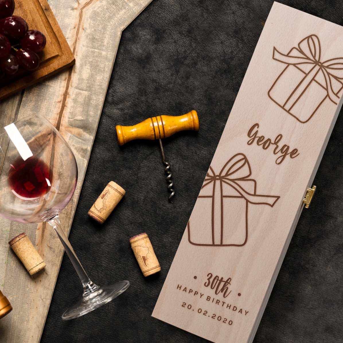 Coffret de vin personnalisé - Le cadeau idéal