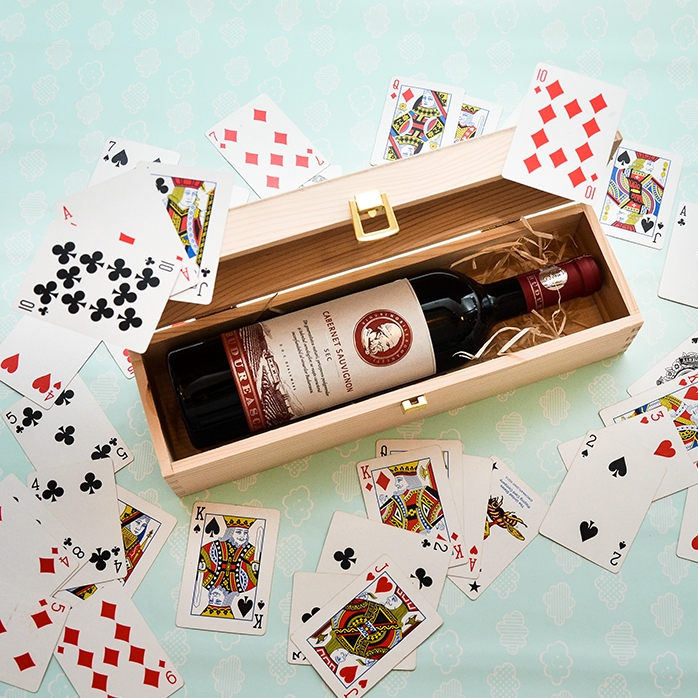 Coffret de vin personnalisé - Bouteille « Happy Birthday »