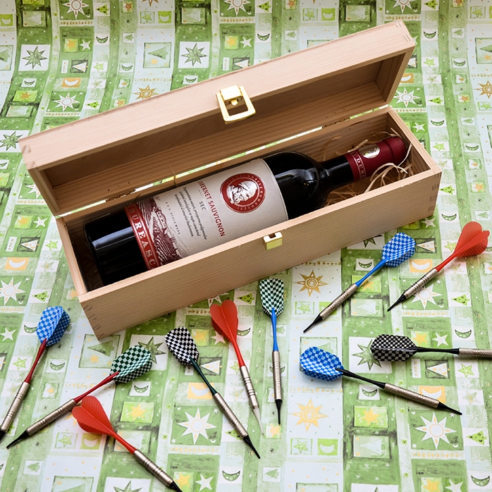 Coffret de vin personnalisé - Cadeau d