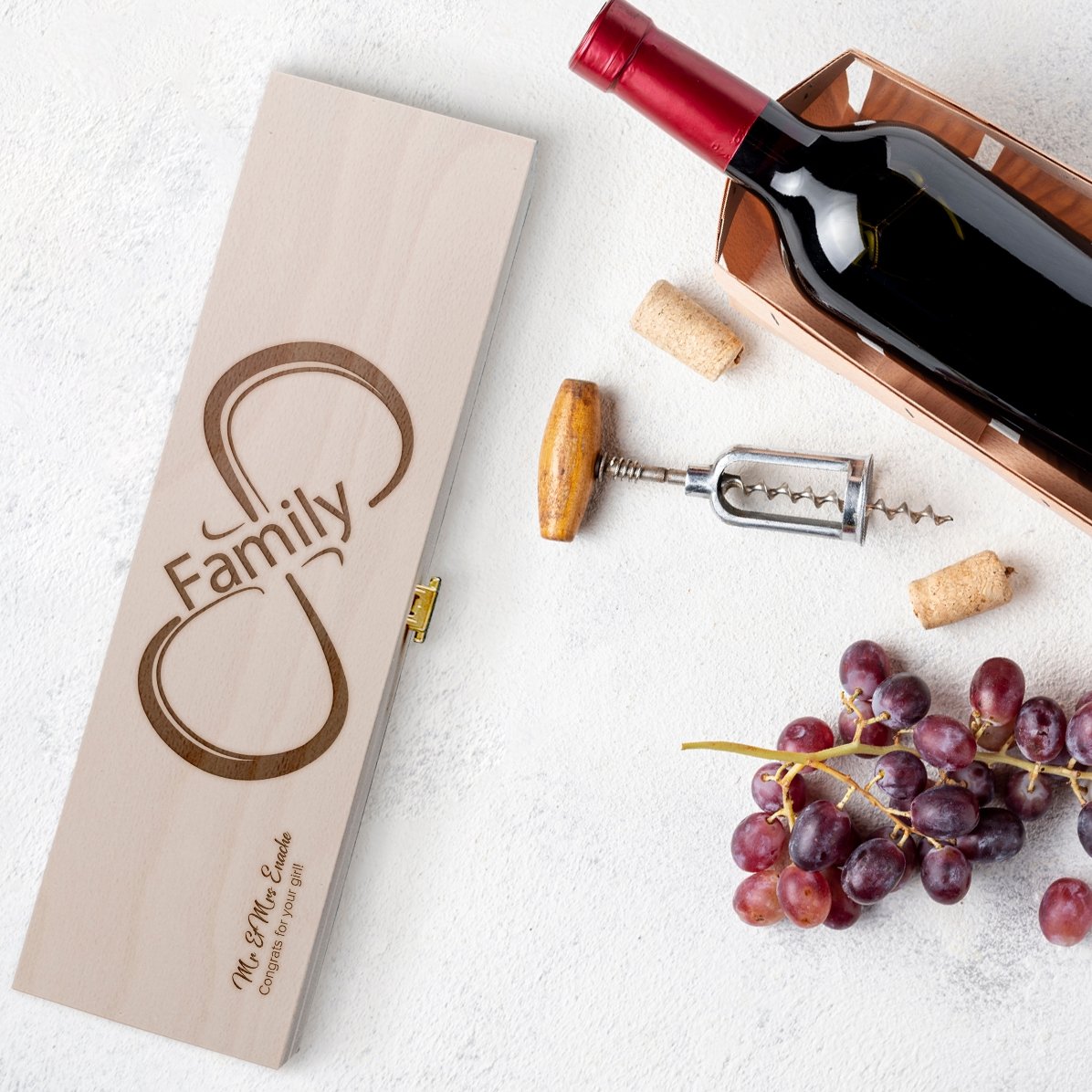Coffret de vin personnalisé - Infinite Family