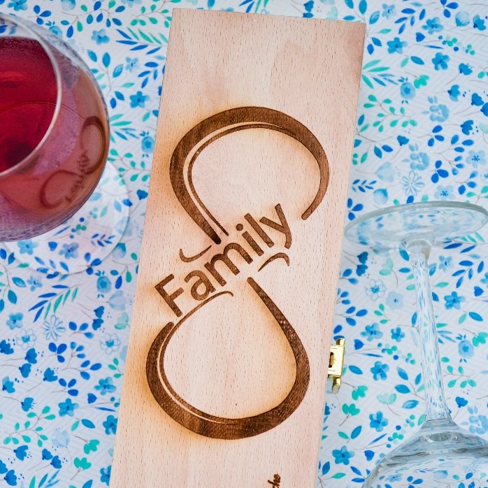 Coffret de vin personnalisé - Infinite Family