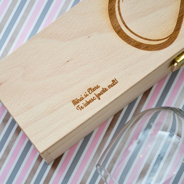 Coffret de vin personnalisé - Infinite Love