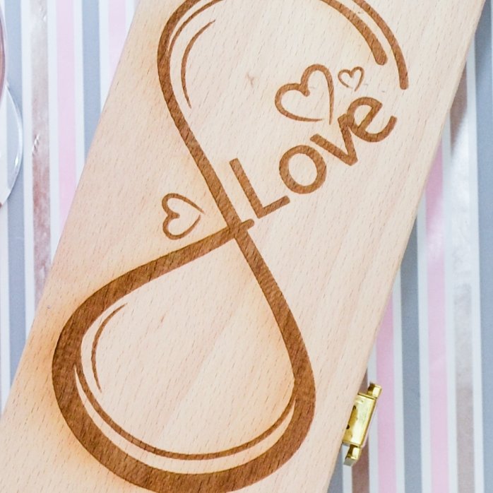 Coffret de vin personnalisé - Infinite Love