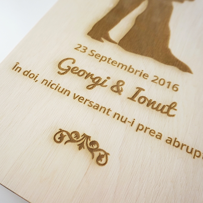 Coffret à vin personnalisé pour deux bouteilles - Deux âmes