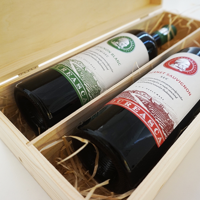 Coffret à vin personnalisé pour deux bouteilles - Years Of Memories