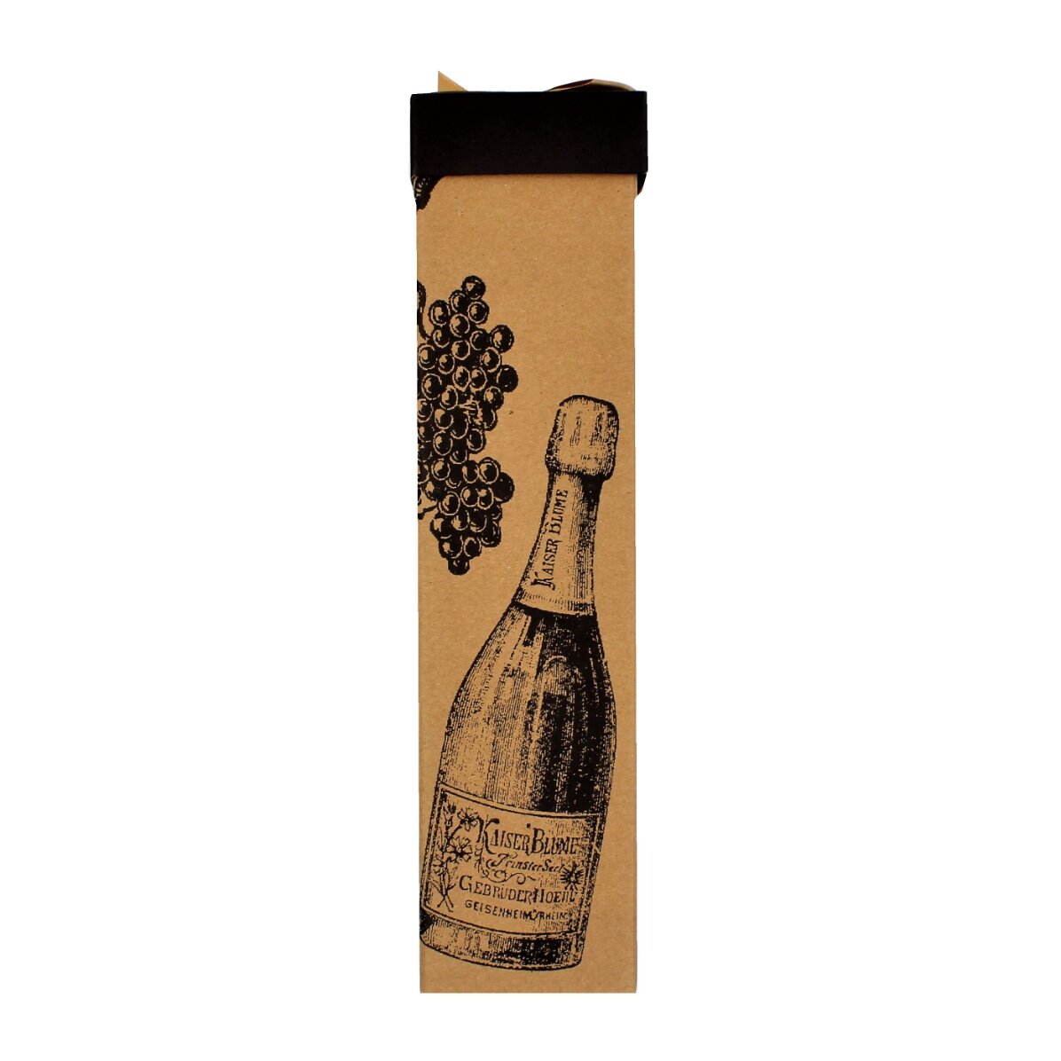 Boîte pliable pour boissons - modèle kraft