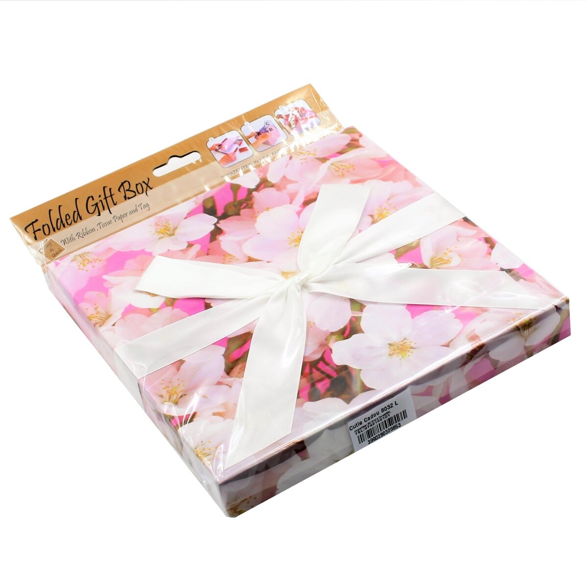 Kit coffret cadeau - motif fleurs de cerisier