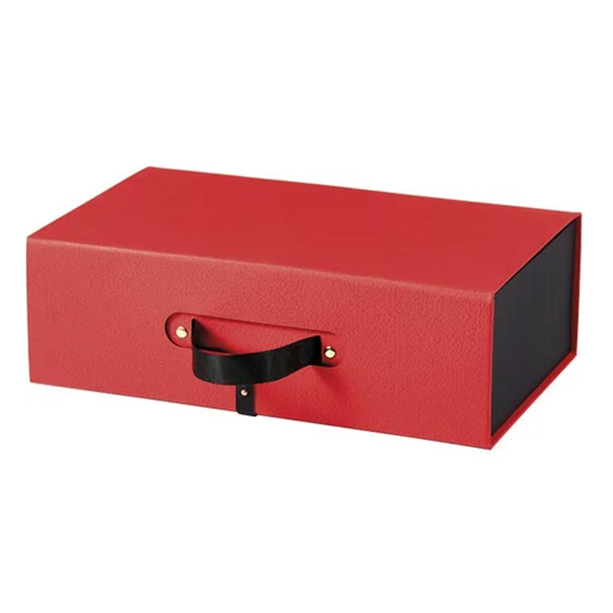 Coffret cadeau haut de gamme avec fermeture magnétique - rouge