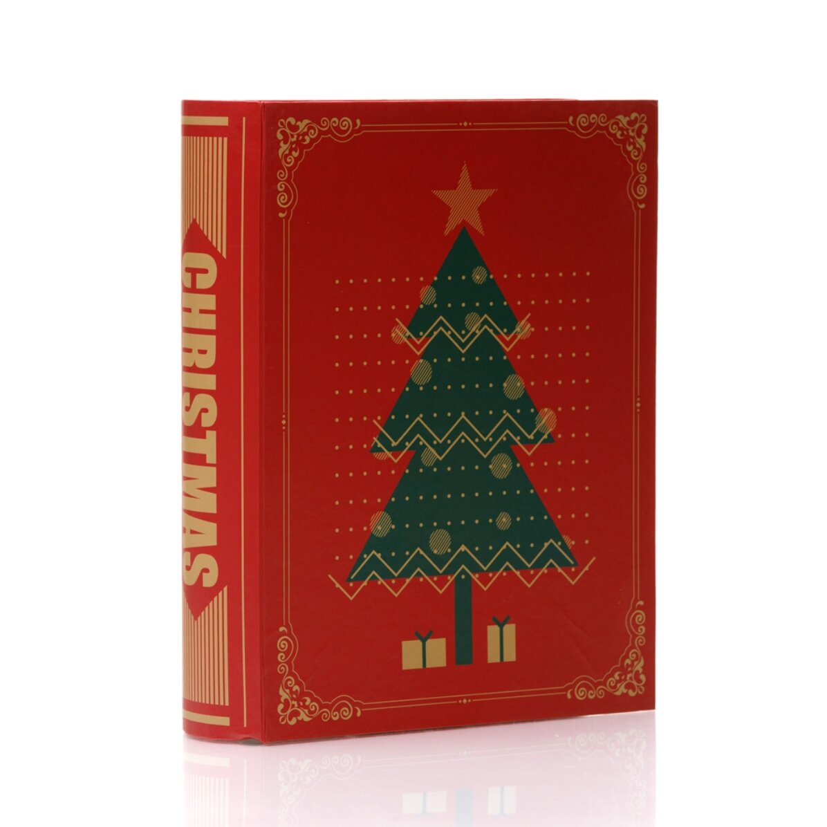 Coffret cadeau de Noël - modèle sapin