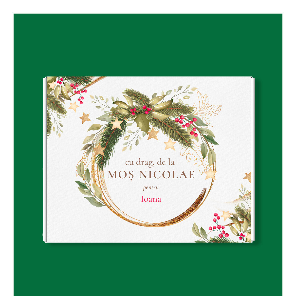 Boîtes de bonbons personnalisées de Saint-Nicolas