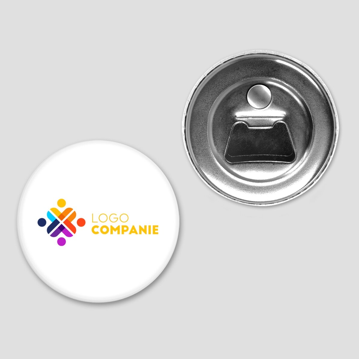 Ouvre-bouteille magnétique personnalisé avec logo