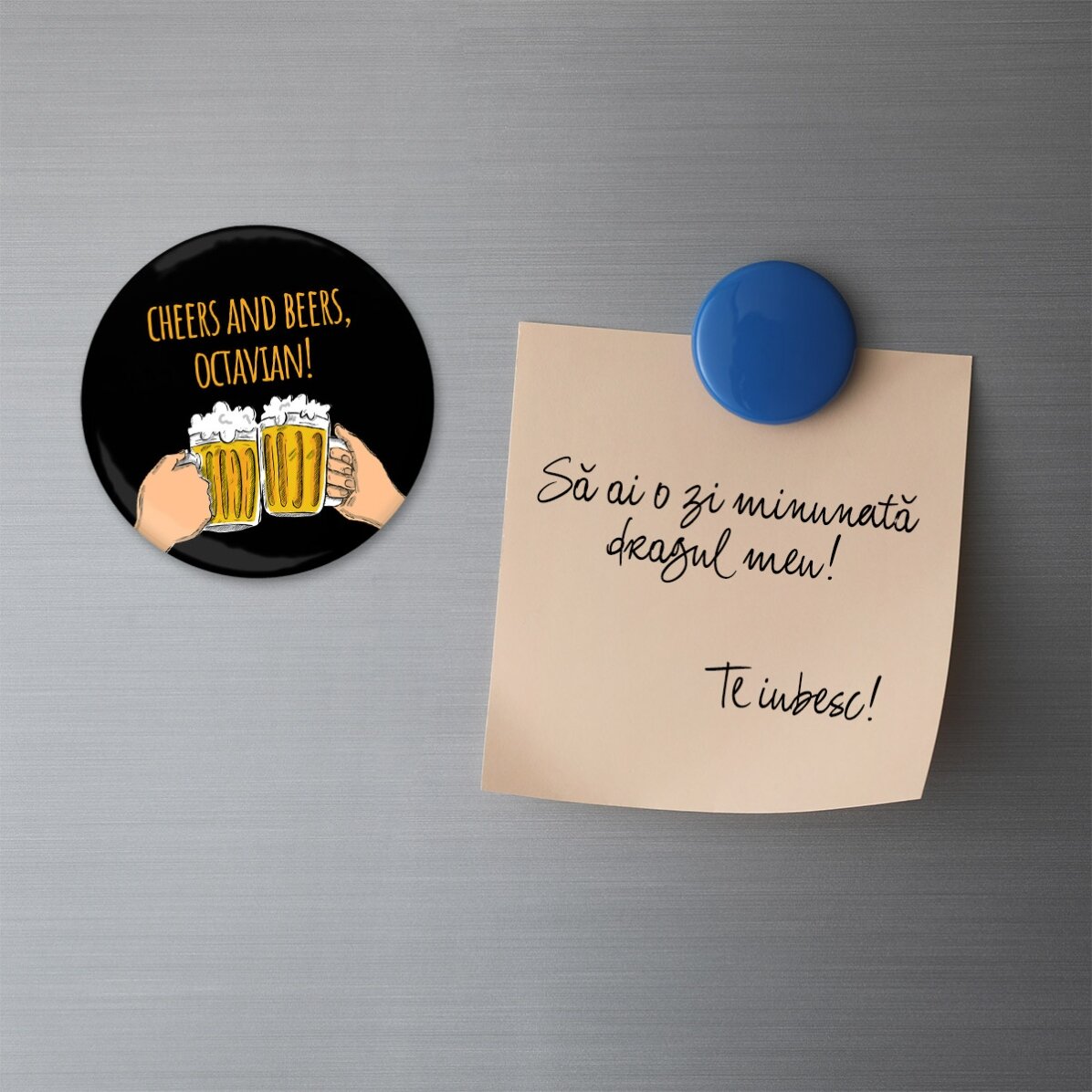 Décapsuleur à aimant personnalisé avec inscription