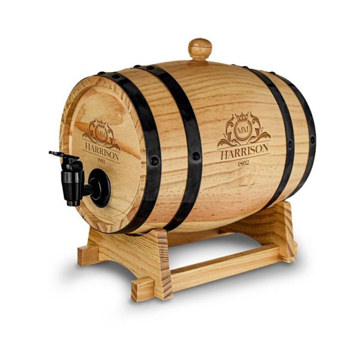 Distributeur de vin en forme de tonneau