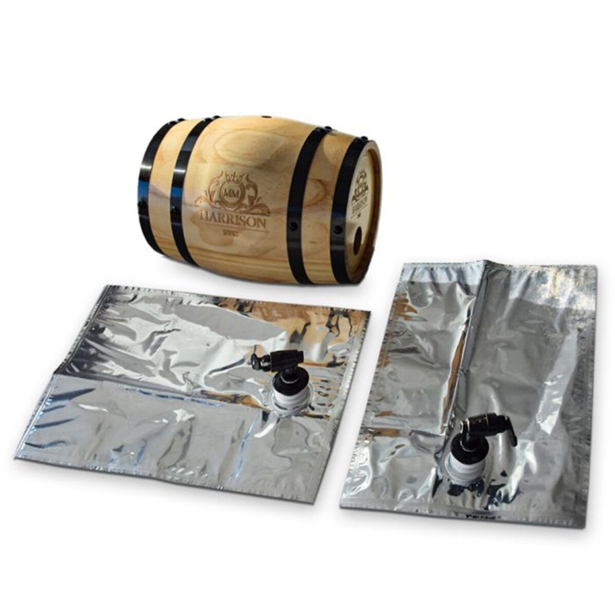 Distributeur de vin en forme de tonneau