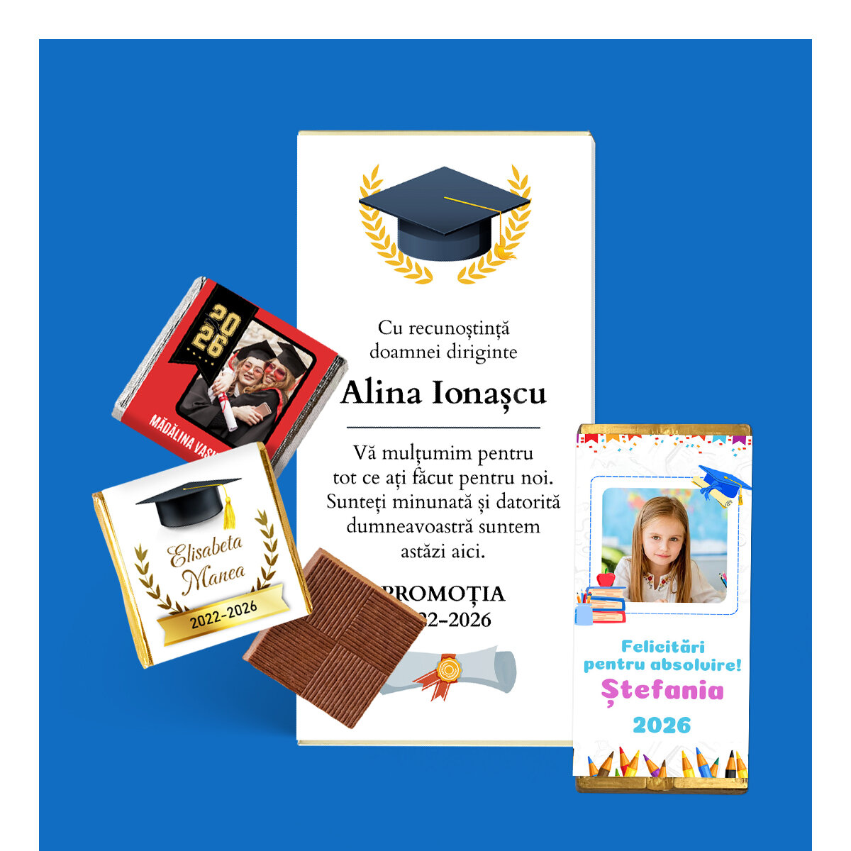 Confiseries personnalisées pour la remise des diplômes