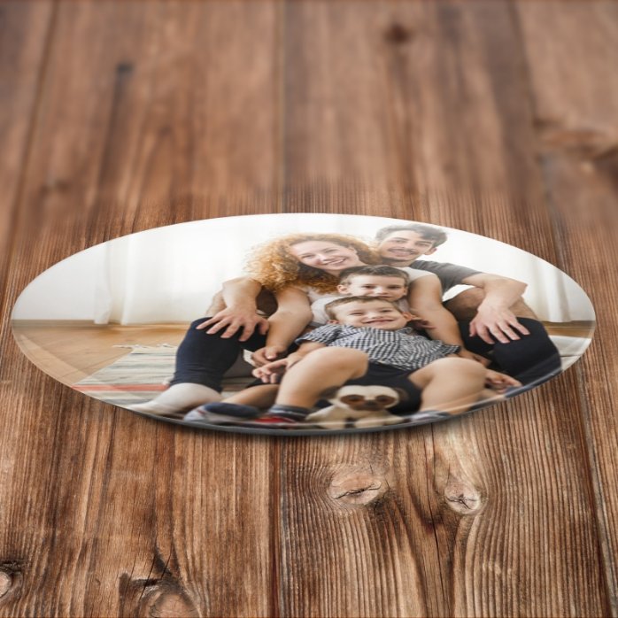Assiette personnalisée avec une photo