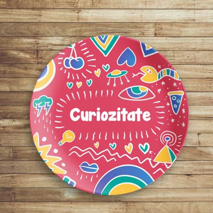 Assiette personnalisée avec texte - creARTive