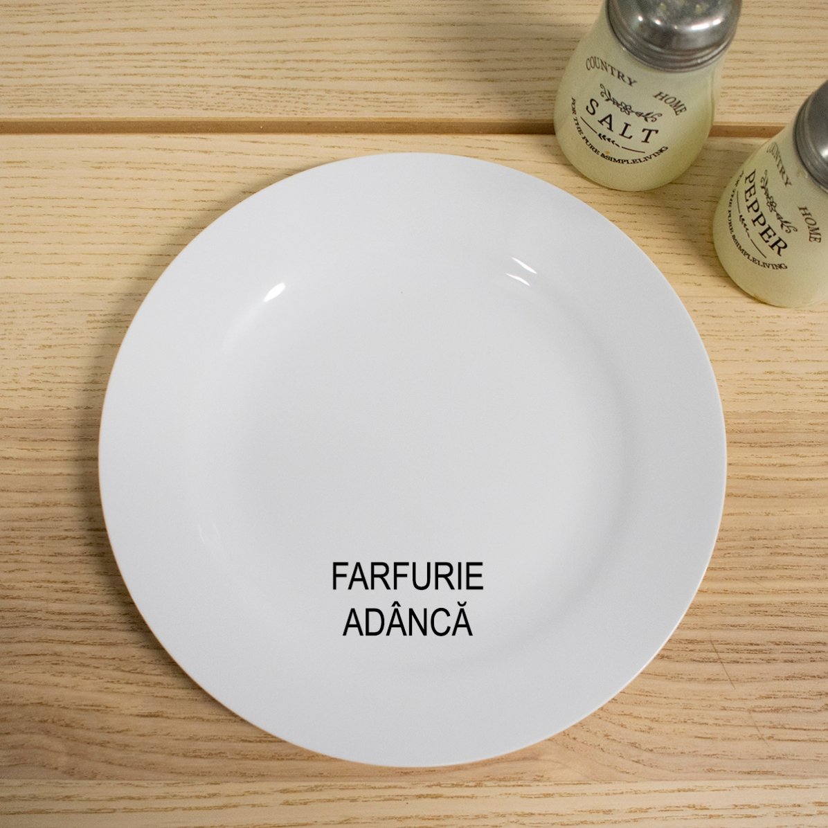 Personalised plate with text - Half