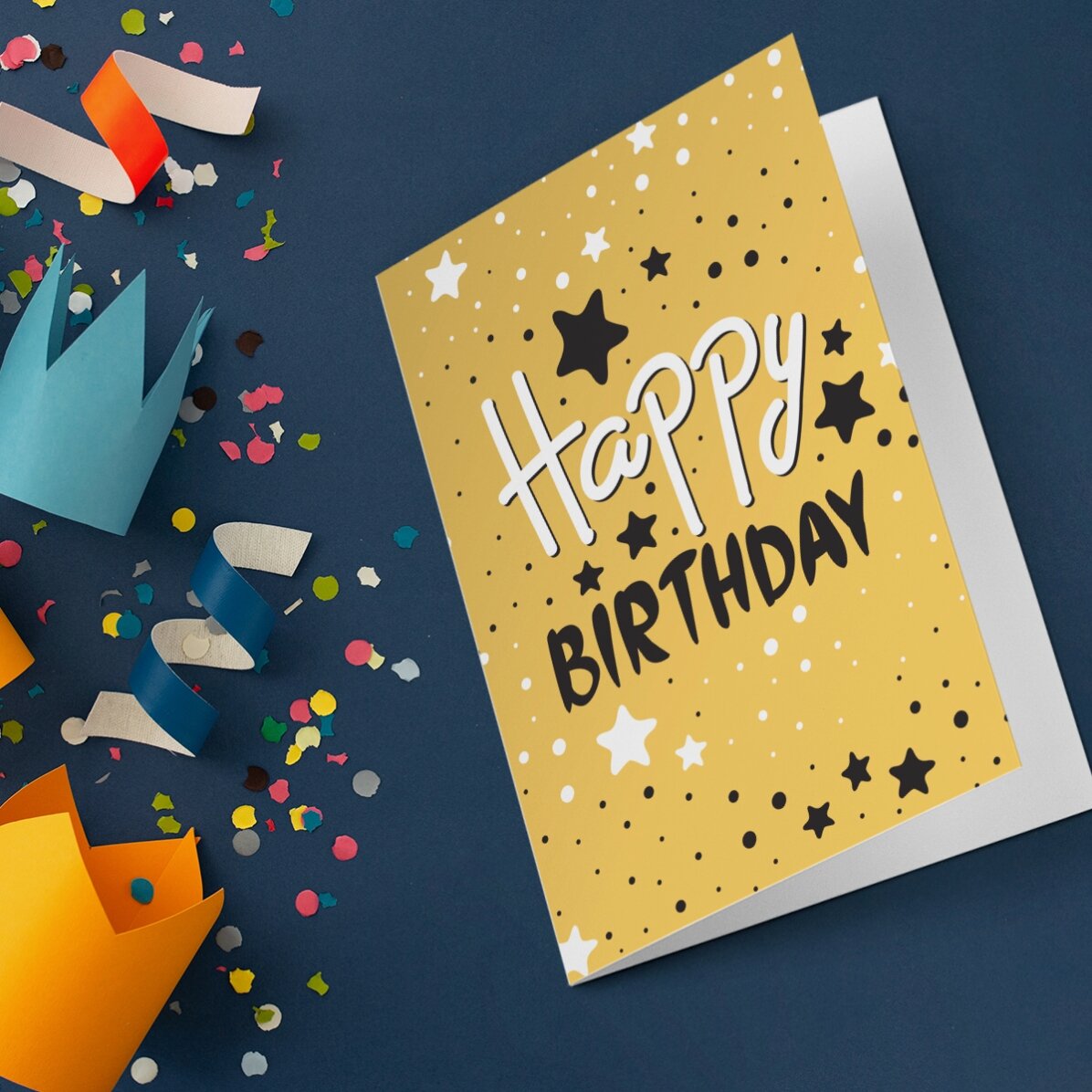 Carte de vœux personnalisée - Joyeux anniversaire