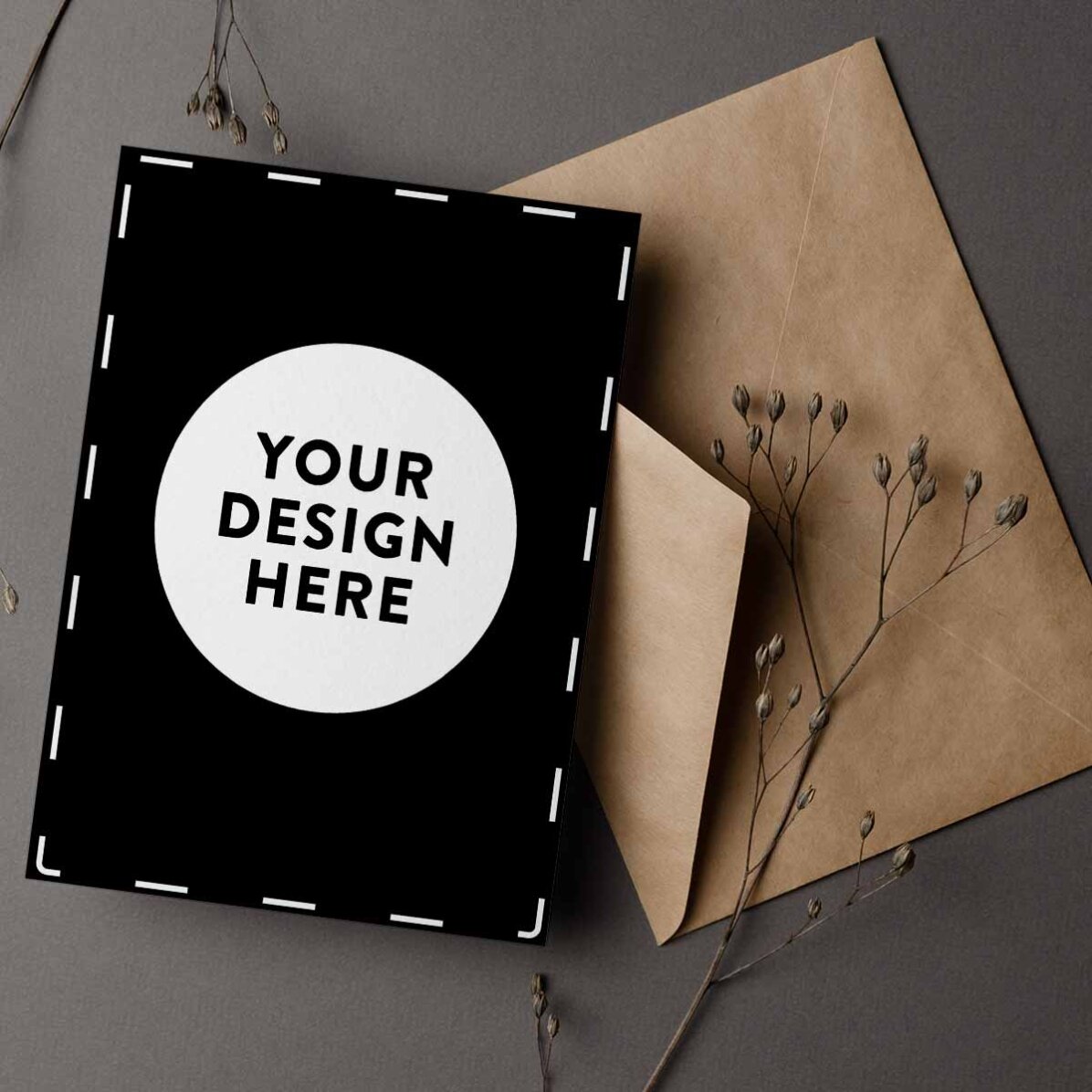 Carte de vœux personnalisée avec votre illustration