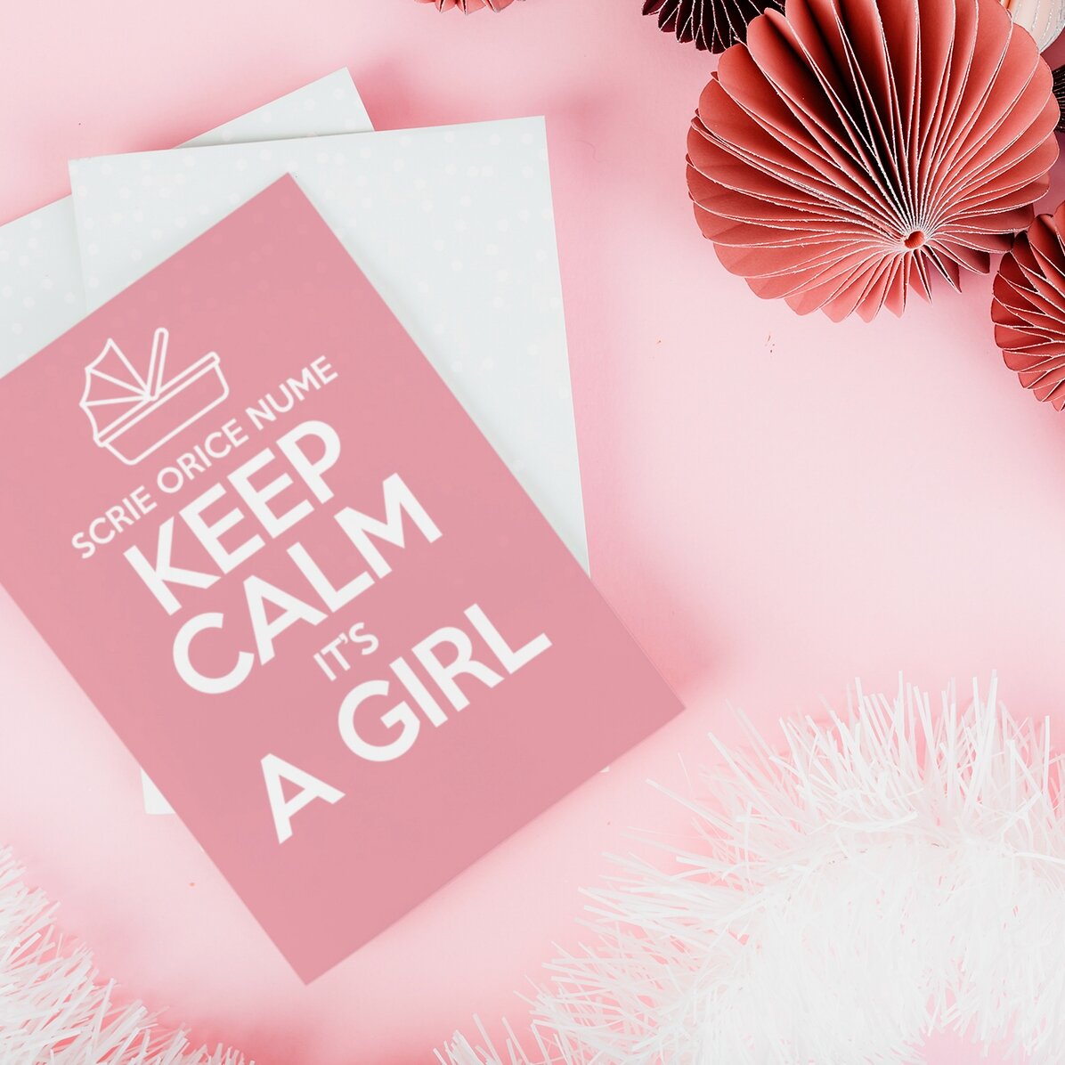 Carte de vœux personnalisée - KEEP CALM IT
