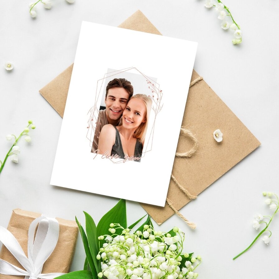 Cartes de vœux personnalisées pour sa petite amie