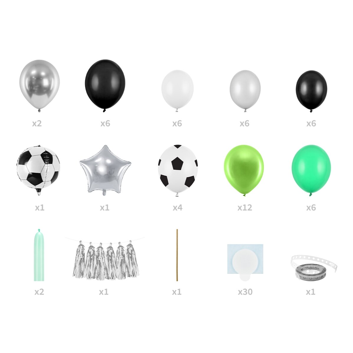 Guirlande de ballons - Football