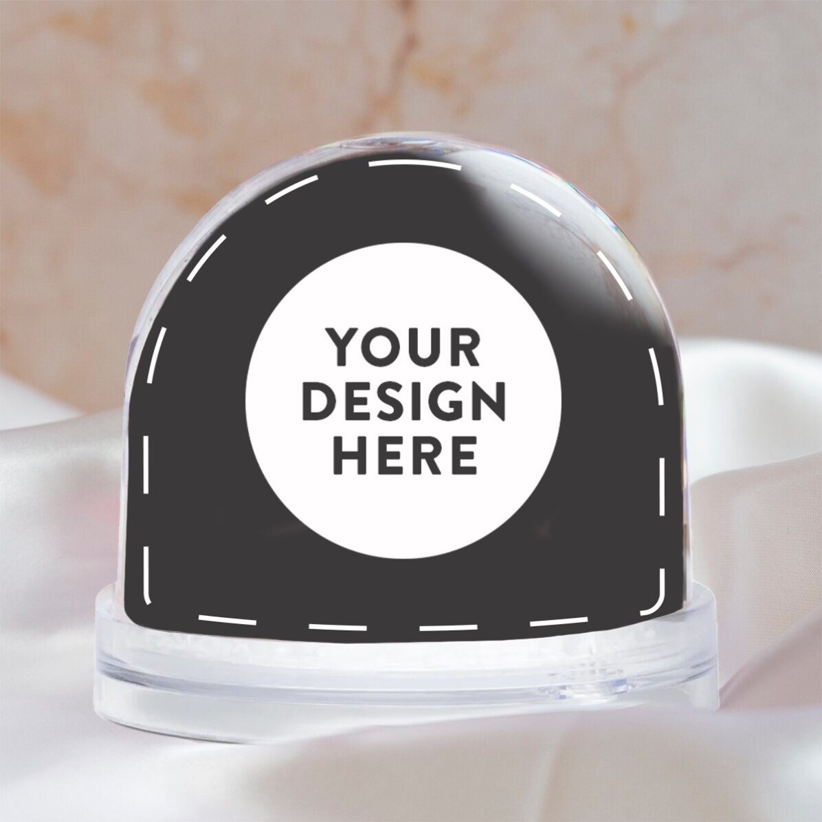 Globe de bureau personnalisé avec votre propre illustration