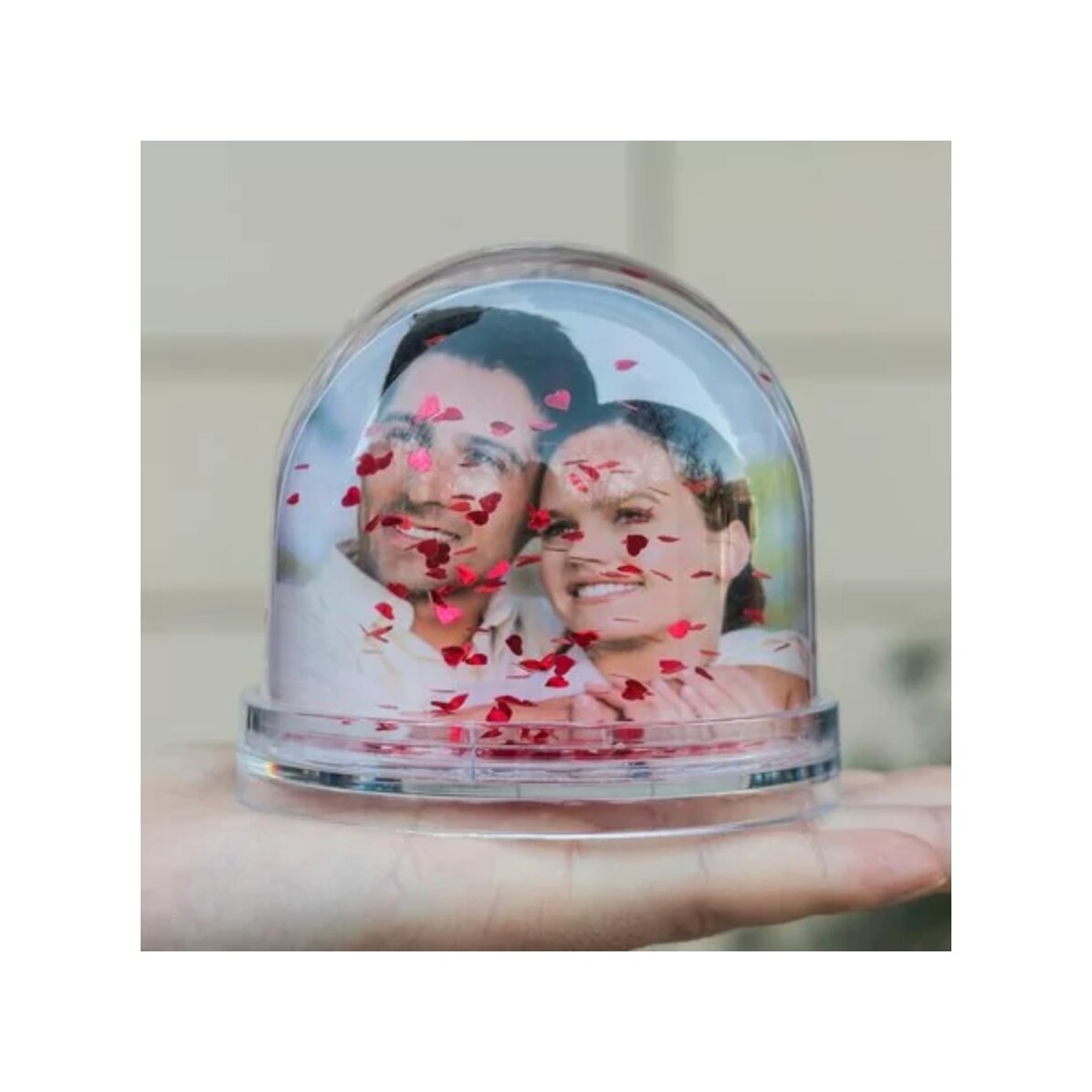 Globe de bureau personnalisé avec photo et texte - Un printemps merveilleux, tout comme toi